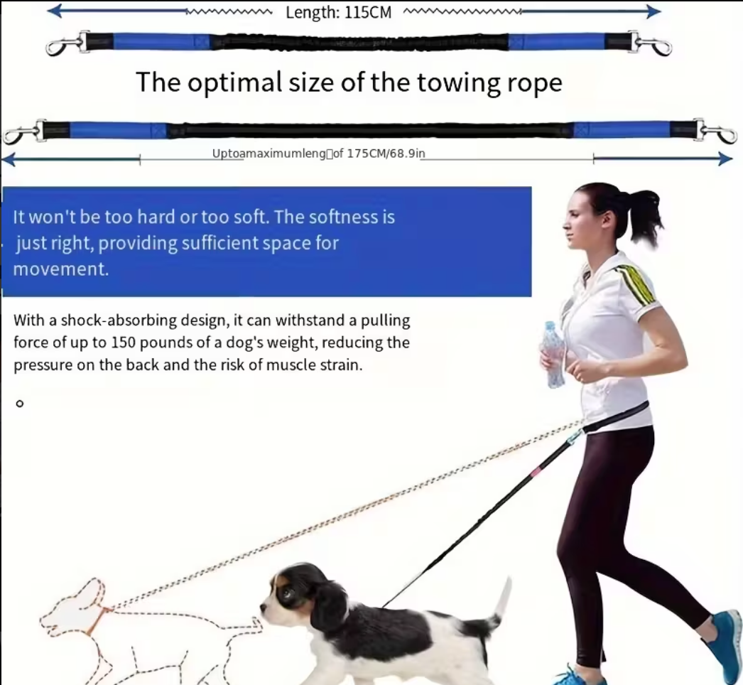 PawPal™ RunFree Waist Leash
